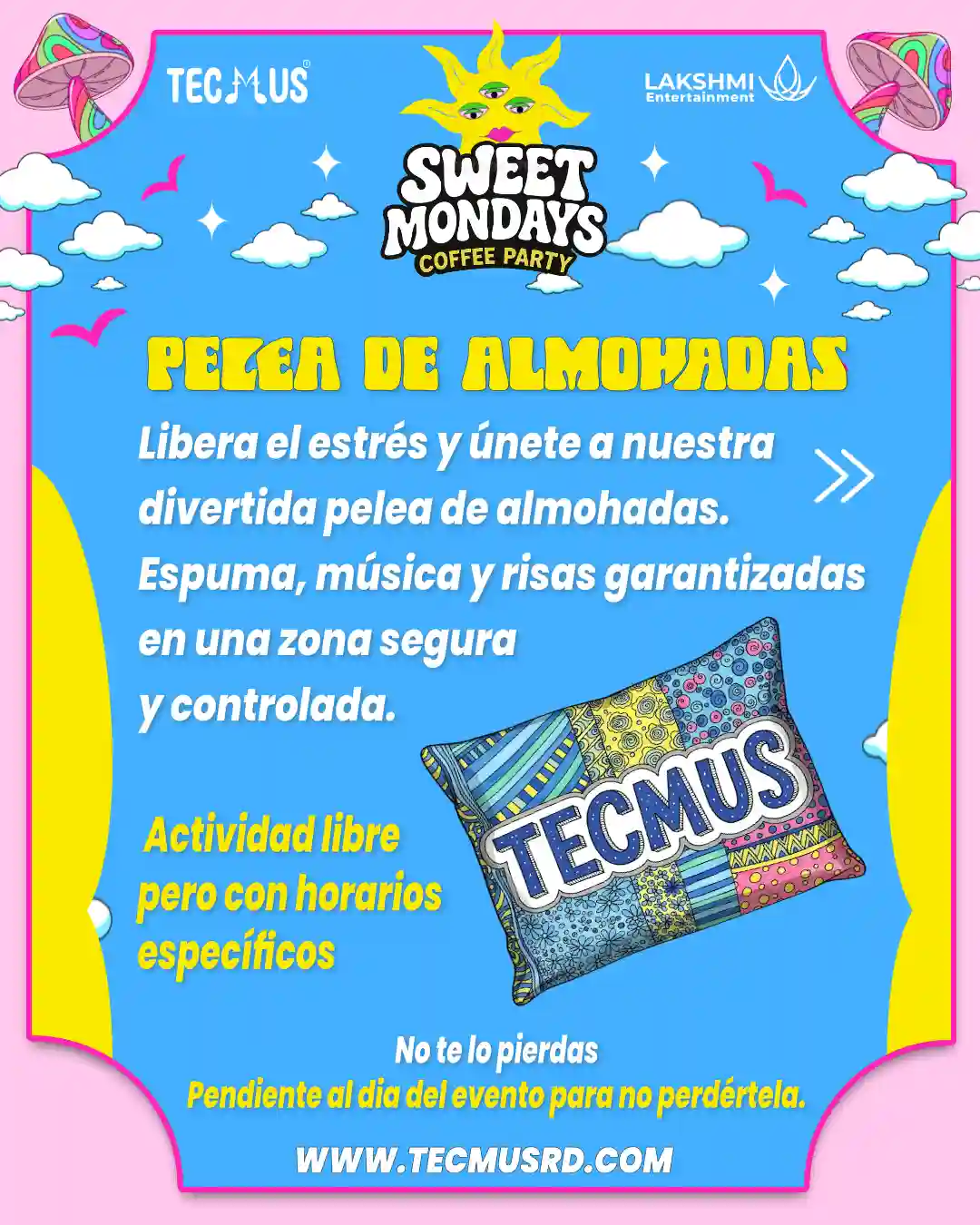 peleas de almohadas tecmus